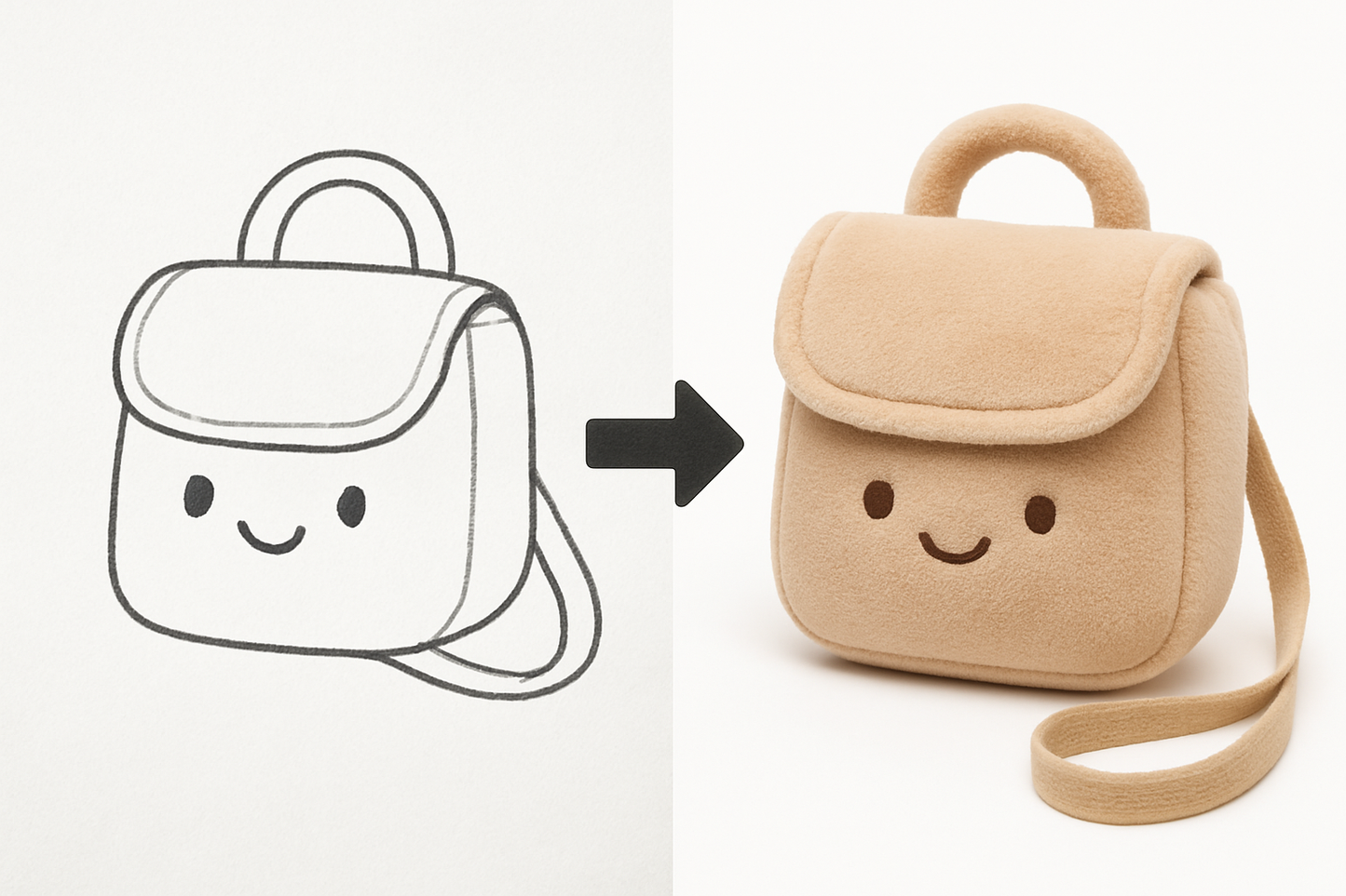 Plush Backpack & Purse