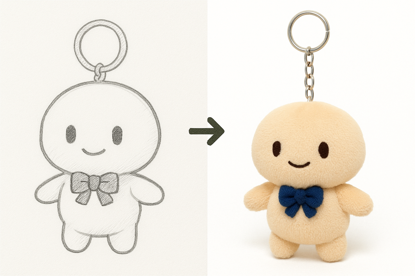 Custom Plush Keychain