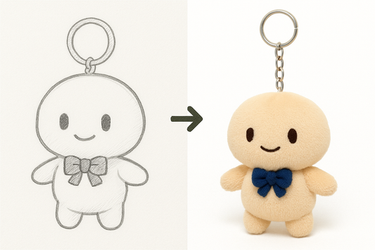 Custom Plush Keychain